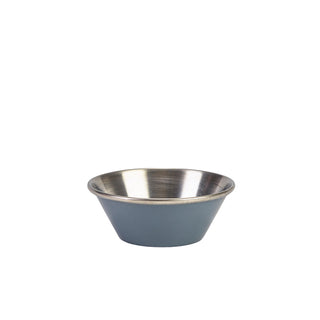 Stainless Steel Ramekin Set – Pack of 24 Stackable Powder-Coated Condiment & Side Dish Cups in 43ml, 71ml and 34cl