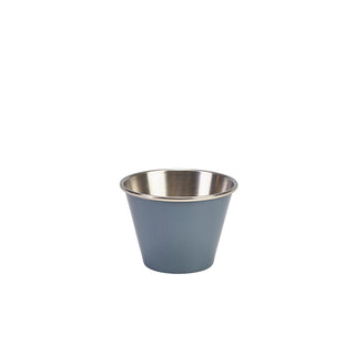 Stainless Steel Ramekin Set – Pack of 24 Stackable Powder-Coated Condiment & Side Dish Cups in 43ml, 71ml and 34cl