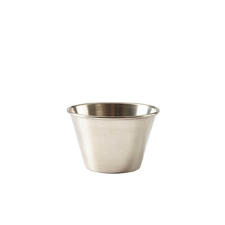 Ramekin Set of 24 8.5x5.2x5cm Stainless Steel 17cl/6oz Tableware Presentation Use