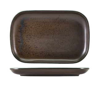 Rectangular Plate Set of 6 Porcelain Multi-Colour Dining Serving 29×19.5cm/34.5×23.5cm
