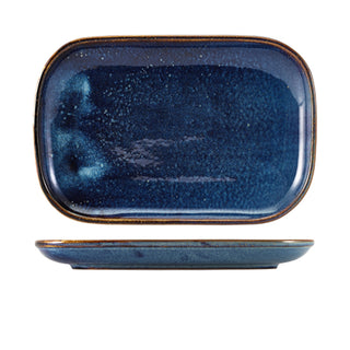 Rectangular Plate Set of 6 Porcelain Multi-Colour Dining Serving 29×19.5cm/34.5×23.5cm