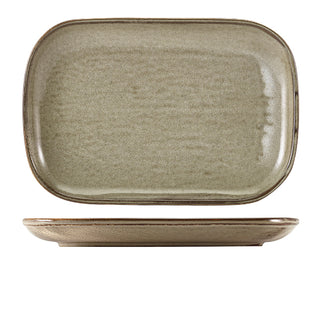 Rectangular Plate Set of 6 Porcelain Multi-Colour Dining Serving 29×19.5cm/34.5×23.5cm