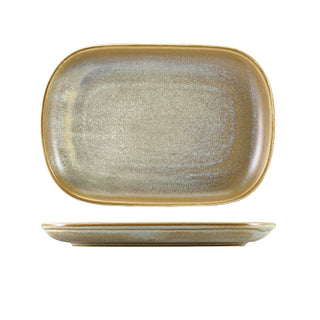 Rectangular Plate 24×16.5cm Set of 12 Durable Porcelain Dinnerware Serving Plate