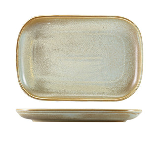 Rectangular Plate Set of 6 Porcelain Multi-Colour Dining Serving 29×19.5cm/34.5×23.5cm