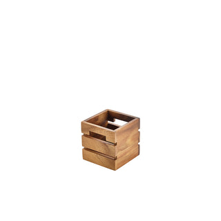 Acacia Wood Box Riser 12cm /15cm Set of 1 Catering Event Home Display Buffet Presentation