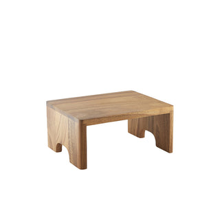 Acacia Wood Buffet Riser GN 1/2/GN 1/3/GN 1/4 Set of 1 Risers for Buffet Catering Food Display