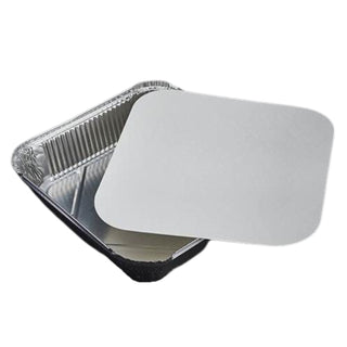 Pack Of 200 Paper Lid for Foil Container No9 (229x229mm/9x9")