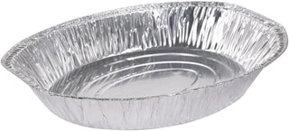 Pack Of 50 Foil Roasting Tray Large Oval (440x312x75mm/17.3x12.3x3")
