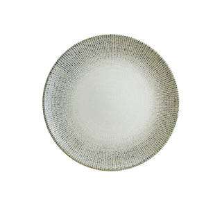 Porcelain Sway Gourmet Flat Plate 19cm/21cm/23cm/25cm/27cm Set of 12 Dining Plates