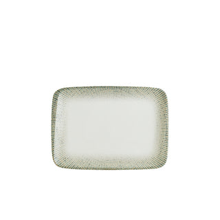 Porcelain Sway Moove Rectangular Plate 23×16cm/34×16cm Set of 12 Dinnerware Plate