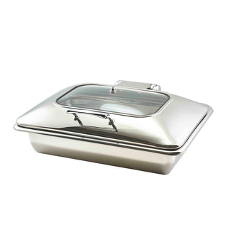 Induction Chafing Dish GN 1/1/GN 1/2 Set of 1 Stainless Steel Buffet Display Food Warmers