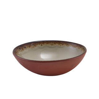 Sabrosa Bowl 15 × 5.3cm/40cl Set of 12 Durable Terracotta Bowls Dining Buffet Serving