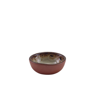 Terracotta Sabrosa Bowl 7.5×2.6cm/5cl Set of 24 Rustic Serving Bowls Tapas Catering Home