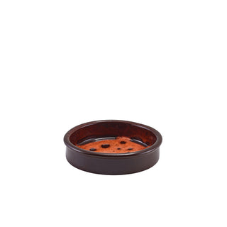 Vitrified Terracotta Tapas Dish Set 7.5cm & 11cm, Reactive Glaze Rustic Colours for Salads & Side Dishes, Oven Safe, Pack of 24