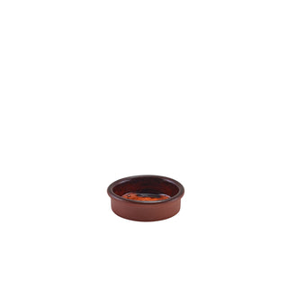 Vitrified Terracotta Tapas Dish Set 7.5cm & 11cm, Reactive Glaze Rustic Colours for Salads & Side Dishes, Oven Safe, Pack of 24