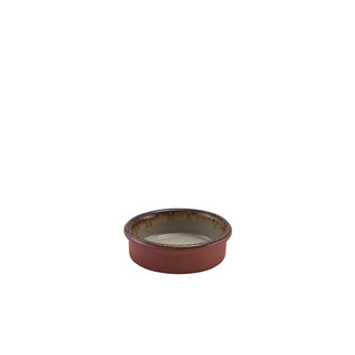 Vitrified Terracotta Tapas Dish Set 7.5cm & 11cm, Reactive Glaze Rustic Colours for Salads & Side Dishes, Oven Safe, Pack of 24