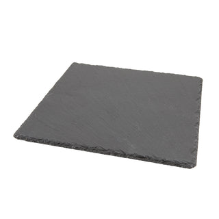 Genware Natural Edge Slate Platter / Serving Board (10cm to 28cm) - Multiple Pack Sizes
