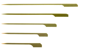 Pack Of 1000 Bamboo Skewer Teppo Gushi Gun Shape S/Point