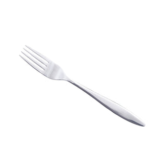 Stainless Steel Teardrop Cutlery Collection Silver Finish, 12 Pieces Flatware for Dining, Kitchen, Catering