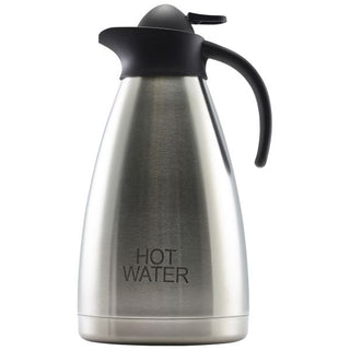 Hot Water Inscribed Contemporary Vacuum Jug 2.0L Modern Catering Server