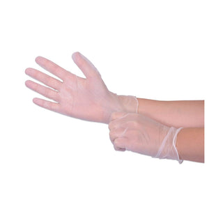 Box of 100 Clear Powder Free Vinyl Gloves