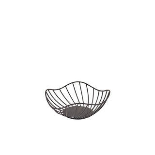 Lotus Leaf Wire Basket Round Serving Presentation Basket (20×8cm & 28.5×10cm Options)