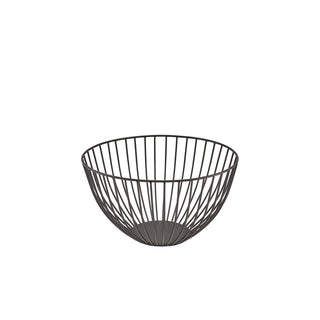 Round Wire Basket 20cm/24cm/27cm Black/Copper/Gold Set of 1 Powder-Coated Iron Serving Set