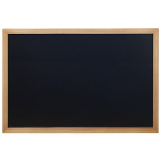Wall Chalk Board 60x80cm Teak Frame Melamine Resin Board with Steel & Pine Wood 1Pcs