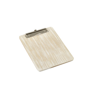 Wooden Menu Clipboard A5/A4 Set of 1 Plywood with Chrome-Plated Steel Clip Menu Display