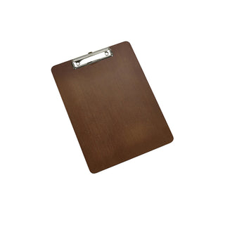 Wooden Menu Clipboard A5/A4 Set of 1 Plywood with Chrome-Plated Steel Clip Menu Display