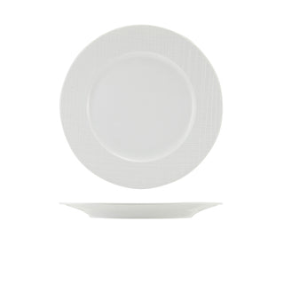 Incise Winged Plate 20cm /23cm/25.5cm/27cm Set of 6 Porcelain Lavara & Solara Edge Plates