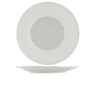 Incise Winged Plate 23cm/28.5cm/31cm Set of 6 Porcelain Lucine & Lustre Edge Plates
