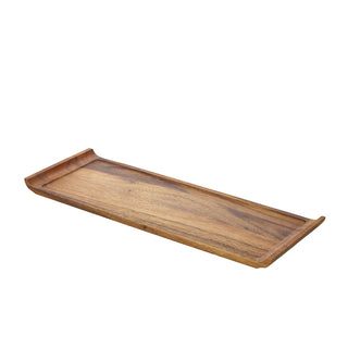 Acacia Wood Serving Platter | Rectangular Wooden Display Trays (33cm & 46cm)