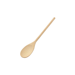 Wooden Spoon 30cm Strong Beech Wood Kitchen Stirring Spoon Commercial Kitchen 1Pcs
