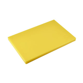 Yellow Low Density Chopping Board 45.7×30.5×1.2cm/2.5cm Set of 1 Plastic Kitchen Use
