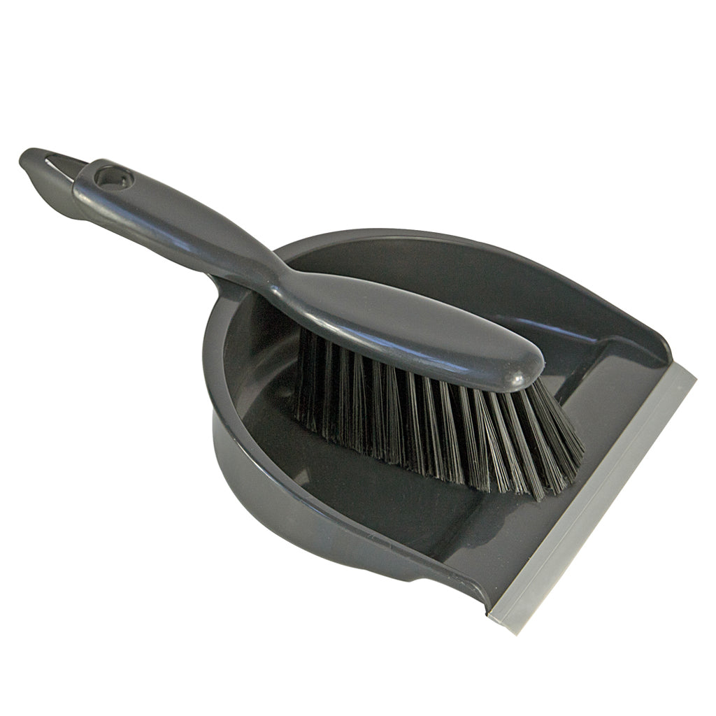 Recycled Stiff Cleaning Dust Pan with Brush Set – UKCS Group