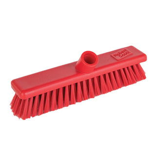 Washable Broom Head Coloured Stock 30cm Soft - Red