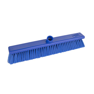 Washable Broom Head Coloured Stock 45cm Soft - Blue
